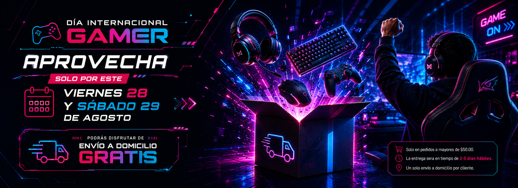 Dia Internacional Gamer - 29 Agosto 2026